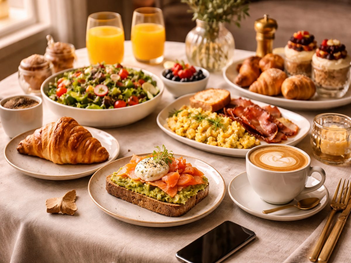 Brunchservice met elegante details